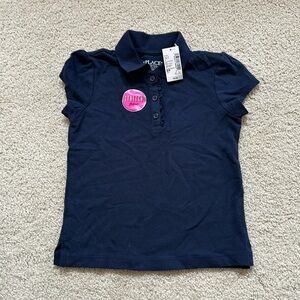 NWT children’s place navy uniform polo S(5/6)